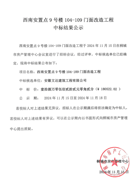 西南安置点9号楼104-109门面改造工程中标结果公示.png